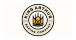 King Arthur Flour logo with a stylized flame and wheat emblem.